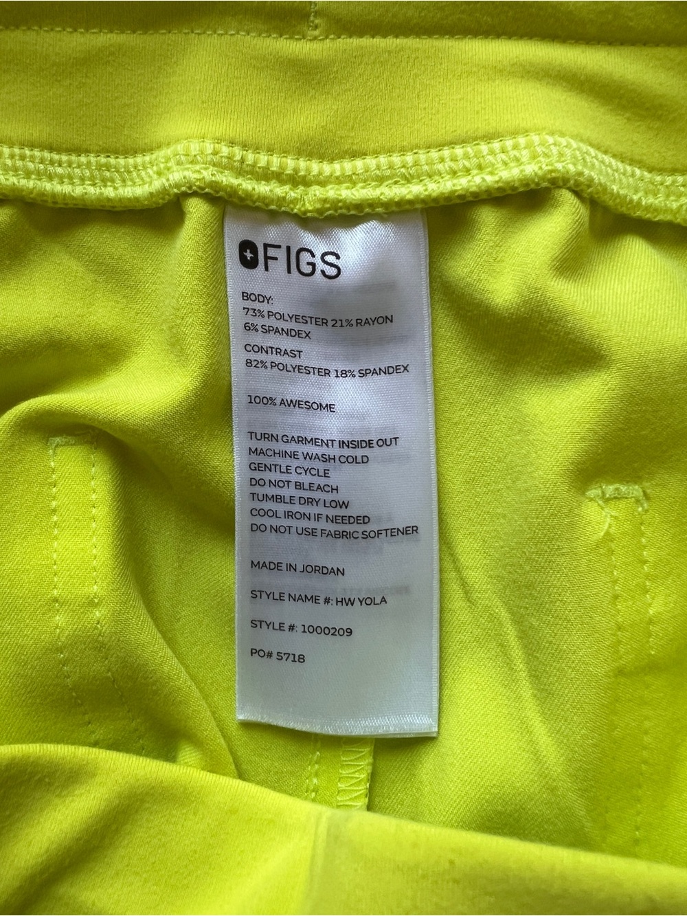 Bright Yellow Women’s Scrub Set - V-Neck Top & Drawstring Pants - Picture 4 of 9